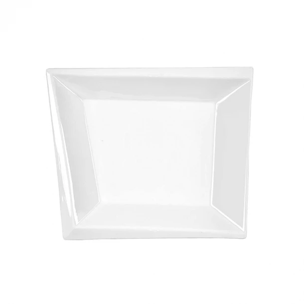 Πιάτο Βαθύ Πορσελάνης Diagonal Λευκό Art Et Lumiere 25x20x4,5εκ. 06986