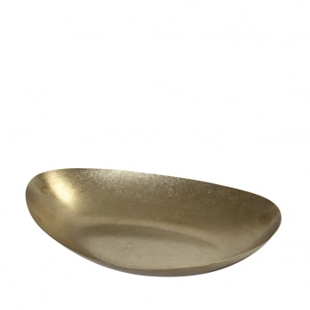 Πιάτο Βαθύ Τριγωνικό Ανοξείδωτο 18/10 Χρυσό Snow ESPIEL 30x20x4,8εκ. FEV218