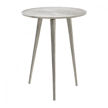 Τραπέζι Μεταλλικό Επινικελωμένο 39x39x51εκ. inart 3-50-357-0004