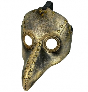 Μάσκα Πλαστική Χρυσό Πουλί 28x19εκ. Carnavalista 3-2679