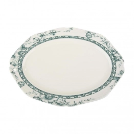Ραβιέρα Οβάλ Πορσελάνης 25εκ. Tiffany Green Oriana Ferelli PR24324G12