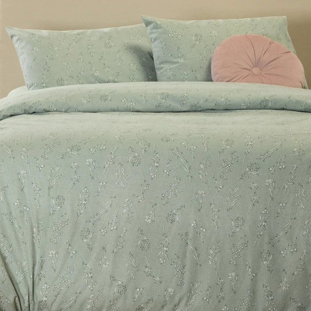 Ζεύγος Μαξιλαροθήκες Φανελένιες 53x72εκ. Bianca Grey Winter Line Melinen 20006531