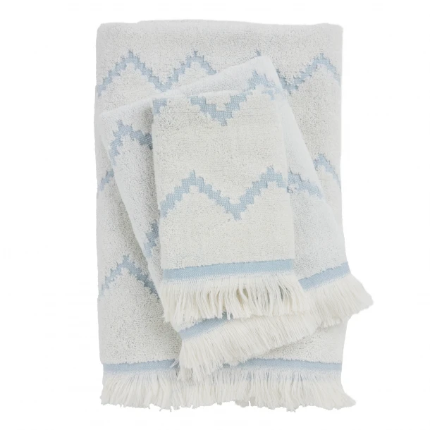 Σετ Πετσέτες 3τμχ Βαμβακερές Best 0870 Dusty Blue Das Home