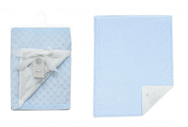 Κουβέρτα Minky Αγκαλιάς-Λίκνου 75x100εκ. Prince 33 Sky Blue Dimcol