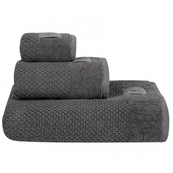 Πετσέτα Βαμβακερή Προσώπου 50x90εκ. Premium 4118 Dark Grey Greenwich Polo Club