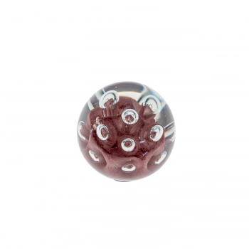 Διακοσμητική Μπάλα Χειροποίητη Φυσητό Γυαλί Ροζ Δ8εκ. Zen Collection 23.49056