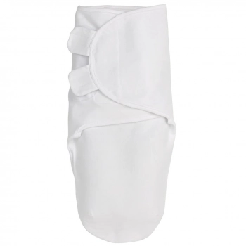 Υπνόσακος Βρεφικός Βαμβακερός 1.0Tog Ιδανικός Για Φάσκιωμα 0-3 Μηνών/50-62εκ. Swaddle White Meyco MEY-300000