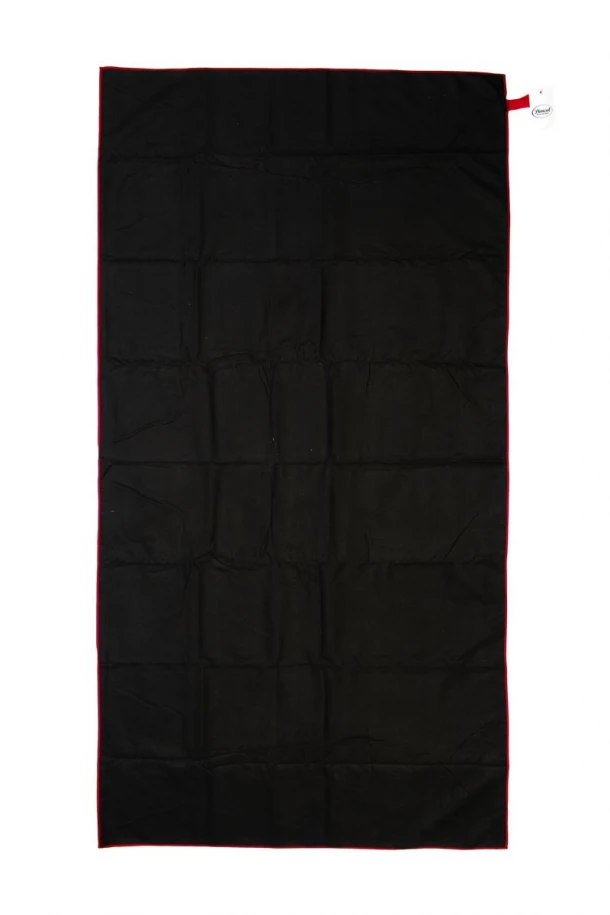 Πετσέτα Γυμναστηρίου Quick Dry Polyester/Polyamide 50x80εκ. Black-Bordeaux DimCol