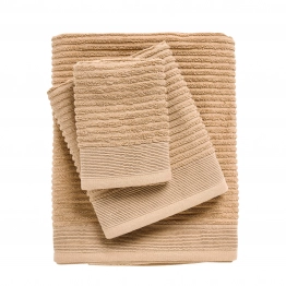 Σετ Πετσέτες 3τμχ Βαμβακερές Daily 0743 Μπεζ Das Home
