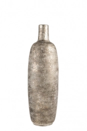 Βάζο Επιδαπέδιο Μεταλλικό Ασημί 19x60,5εκ. Zen Collection 26.16.52796