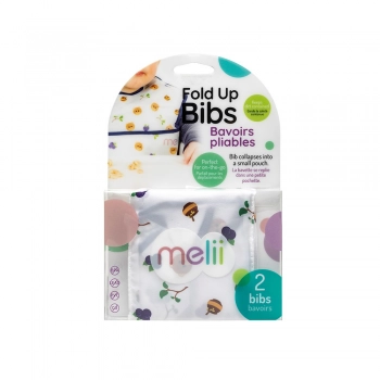 Σετ 2τμχ Σαλιάρες Με Θήκη Μεταφοράς Bear Melii MEL13900