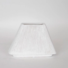 Βάζο Κεραμικό Λευκό 25x8x17εκ. ESTHETI 752-20153