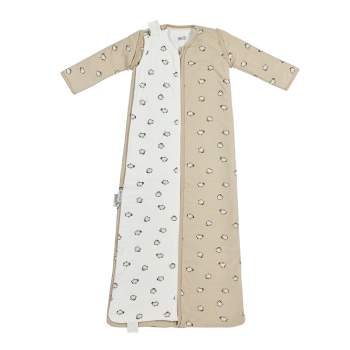 Υπνόσακος 4 Εποχών Βαμβακερός Με Αποσπώμενα Μανίκια 0.5Tog & 2.5Tog 6-36 Μηνών Penguin Soft Sand Meyco MEY-182.223.62.00