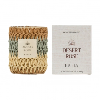 Αρωματικό Κερί Desert Roser 200gr Estia 04-41281