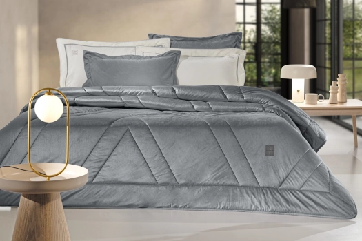 Πάπλωμα Velvet King 240x250εκ. Refine Carbon Guy Laroche