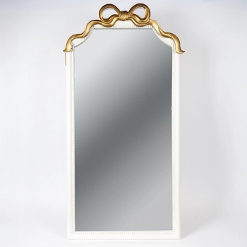 Καθρέπτης Τοίχου Polyresin Λευκός-Χρυσός 61x4x119εκ. ESTHETI 811-10002