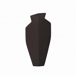 Βάζο Κεραμικό Μαύρο Art Et Lumiere 16,5x7,5x31εκ. 25021