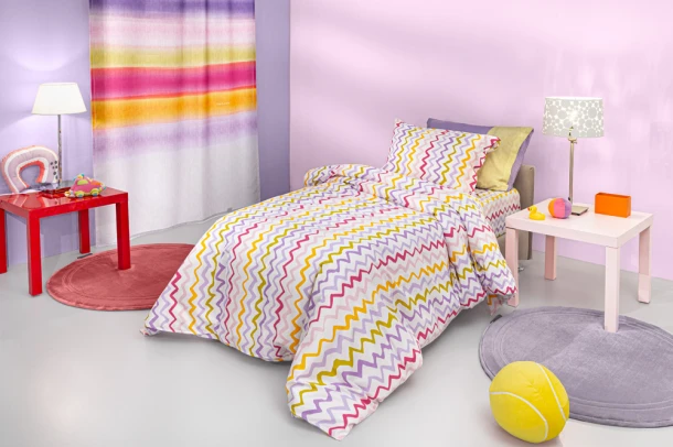 Σετ Σεντόνια 3τμχ Βαμβακερά Μονά 165x250εκ. Funny Pinky Saint Clair