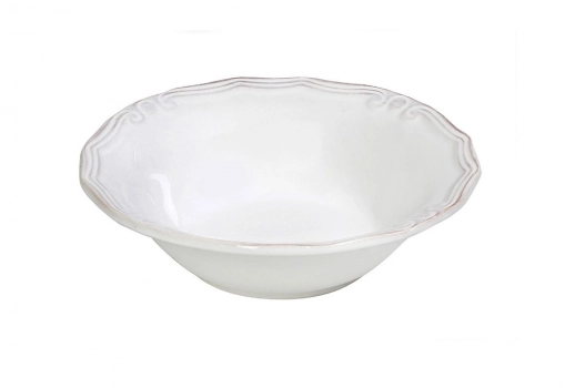Μπωλ Σερβιρίσματος Stoneware Λευκό 15,5x4,5εκ. ESPIEL Tiffany RSW104K6