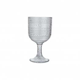 Ποτήρι Γυάλινο Κρασιού-Νερού 375ml Dots Estia 07-35785