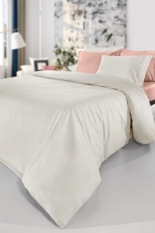 Σεντόνι Μεμονωμένο Βαμβακερό King Με Λάστιχο 180x200+32εκ. Color Plus Ivory Guy Laroche