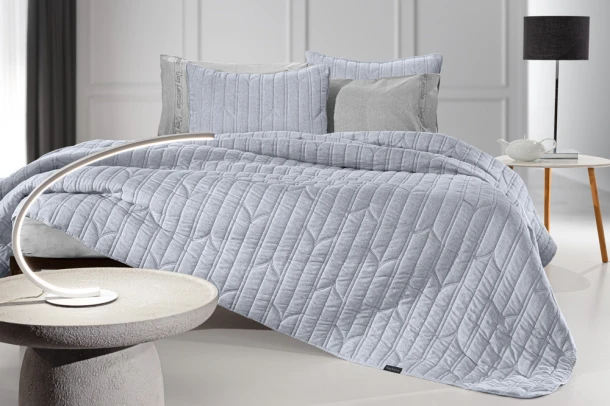Σετ Κουβερλί Microfiber King 240x250εκ. Aurora Blue Guy Laroche