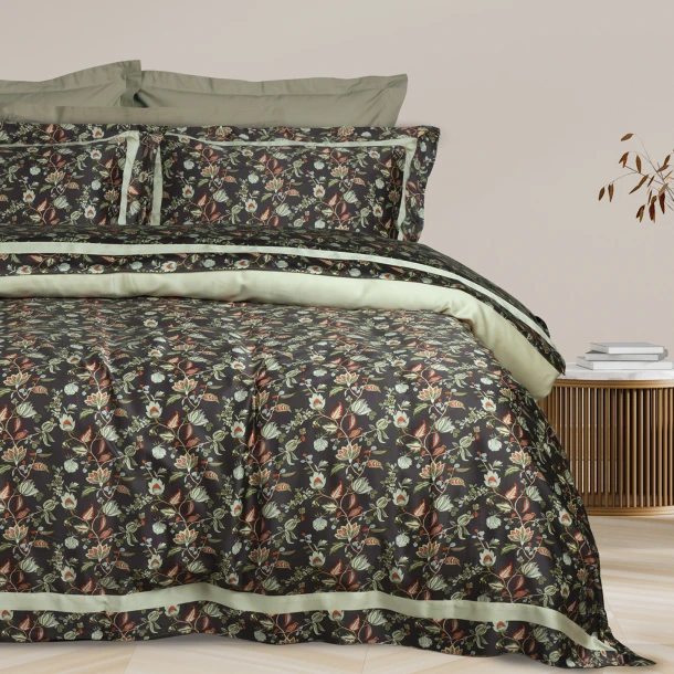 Σετ Σεντόνια Tencel Υπέρδιπλα 220x240εκ. Executive 1706 Green-Grey Das Home