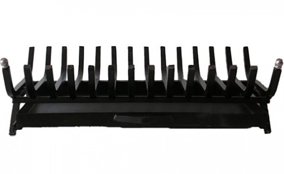 Σχάρα Σκέτη Σιδερένια Μασίφ 60x40εκ. Black