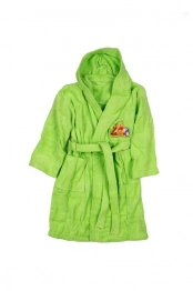 Μπουρνούζι Παιδικό Με Κουκούλα Velour Winnie Λαχανί Size 8 Disney DimCol