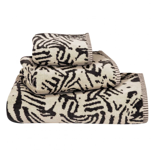 Σετ Πετσέτες 3τμχ Βαμβακερές Essential 4087 Black-Taupe Greenwich Polo Club