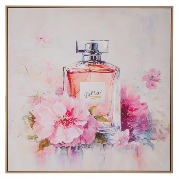 Πίνακας Καμβάς Perfume Με Κορνίζα 80x80εκ. iliadis 92701