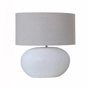 Φωτιστικό Επιτραπέζιο Κεραμικό Αντικέ Λευκό 44x21,5x53εκ. Art Et Lumiere 30187