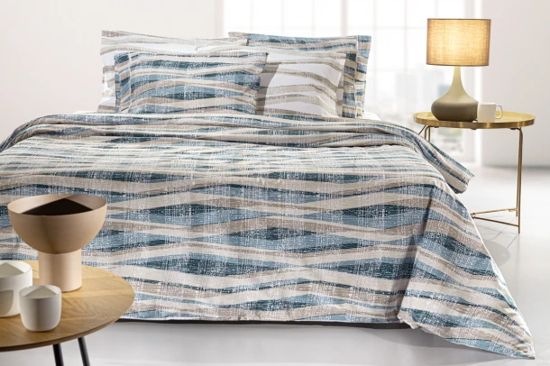 Σετ Σεντόνια Βαμβακερά Υπέρδιπλα Με Λάστιχο 170x200+32εκ. Active Raf Guy Laroche