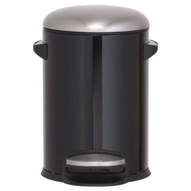 Καλάθι Απορριμάτων Ανοξείδωτο 3lt Cosmic Βlack Sealskin 362392419