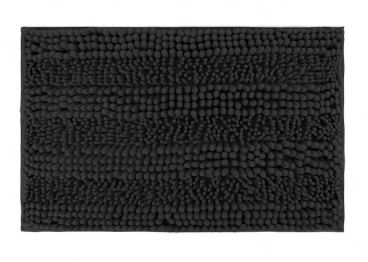 Ταπέτο Μπάνιου Σενίλ 45x70εκ. Bliss Black 2435690