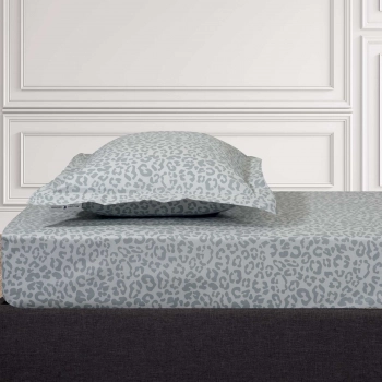 Σεντόνι Μεμονωμένο Polycotton Υπέρδιπλο Με Λάστιχο 160x200+35εκ. Loft 2287 Ice Grey Greenwich Polo Club