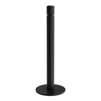 Θήκη Για Ρολό Κουζίνας Ανοξείδωτη Matt Black Pam & Co Φ12,5x33εκ. 1230-403