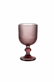 Σετ Ποτήρια Κρασιού 6τμχ Γυάλινα Noris Purple 250ml CRYSPO TRIO 52.502.54