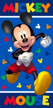 Πετσέτα Θαλάσσης Παιδική Quick Dry Microfiber 70x140εκ. Disney Home Mickey 178 Dark Blue Dimcol