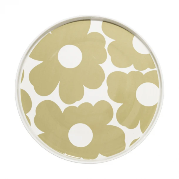 Πιάτο Ρηχό Φαγητού Πορσελάνης 26x1,8εκ. Bloom Beige Estia 07-38946