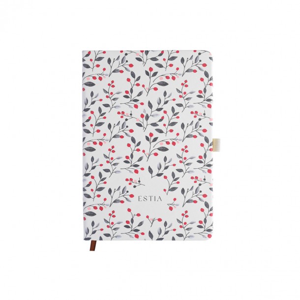 Ατζέντα 2026 Bloom Beige 21,5x14,5x2,5εκ. Estia 00-37420