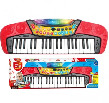 Αρμόνιο Με 37 Πλήκτρα Μπαταρίας 63x5x19εκ. Toy Markt 76-168