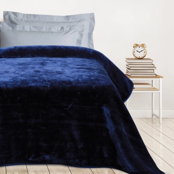Κουβέρτα Velour Μονή 160x220εκ. Blankets 0292 Blue Das Kids