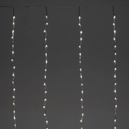 Λαμπάκια Κουρτίνα 600Led-2x3μ. Χιονονιφάδας Με Διάφανο Καλώδιο & Λευκό Φως Με Τηλεχειριστήριο Ταχύτητας iliadis 83727