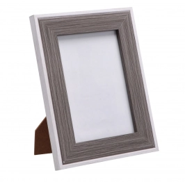 Κορνίζα Ξύλινη Γκρι-Λευκή 13x18εκ. Royal Art STA118259GRE
