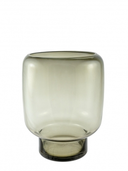 Βάζο Χειροποίητο Φυσητό Γυαλί Γκρι 23x30κ. Zen Collection 25.43.52106