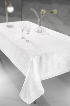 Τραπεζομάντηλο Polyester 160x320εκ. Attitude White Guy Laroche