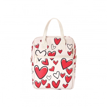 Τσάντα Φαγητού Ισοθερμική PVC Red Valentine 7lt-20x14x27εκ. Save The Aegean Estia 01-38359