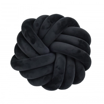 Διακοσμητικό Μαξιλάρι Βελούδινο Φ35εκ. Deco 2290 Black Das Home