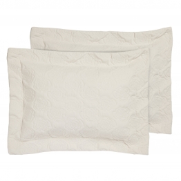 Ζεύγος Μαξιλαροθήκες Microfiber 50x70+8εκ. Happy 0288 White Das Home